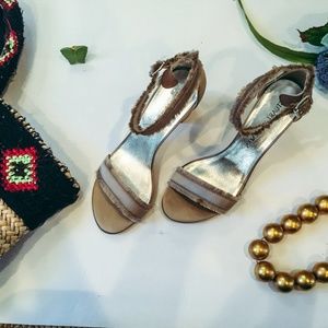 Champagne Strappy Heels